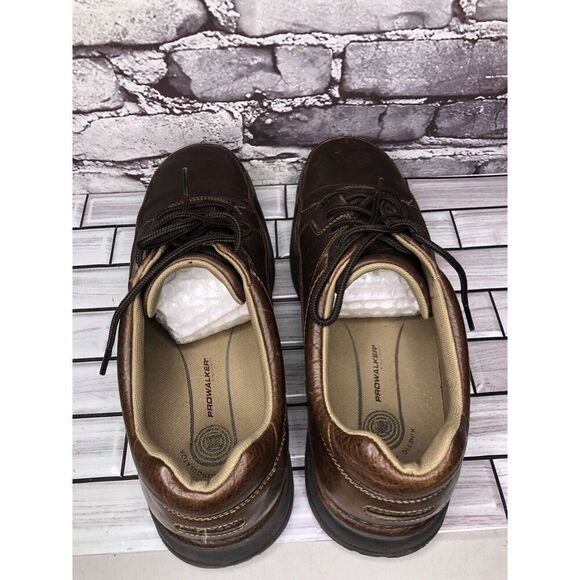 Rockport APM33603 Prowalker Brown Leather Walking Casual Shoes Men’s Sz 11.5W US - Picture 5 of 16